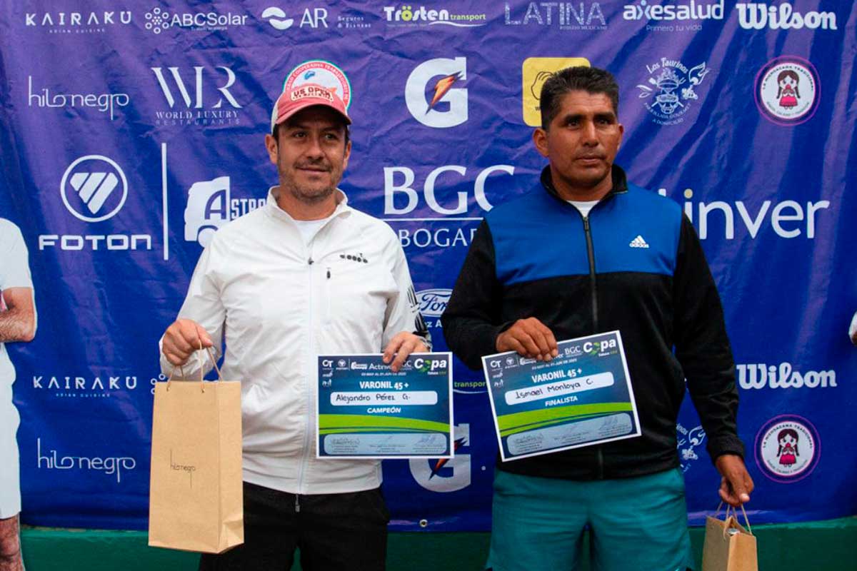 Finaliza con éxito la XXV Copa Toluca de Tenis: 600 jugadores participaron en el tradicional torneo
