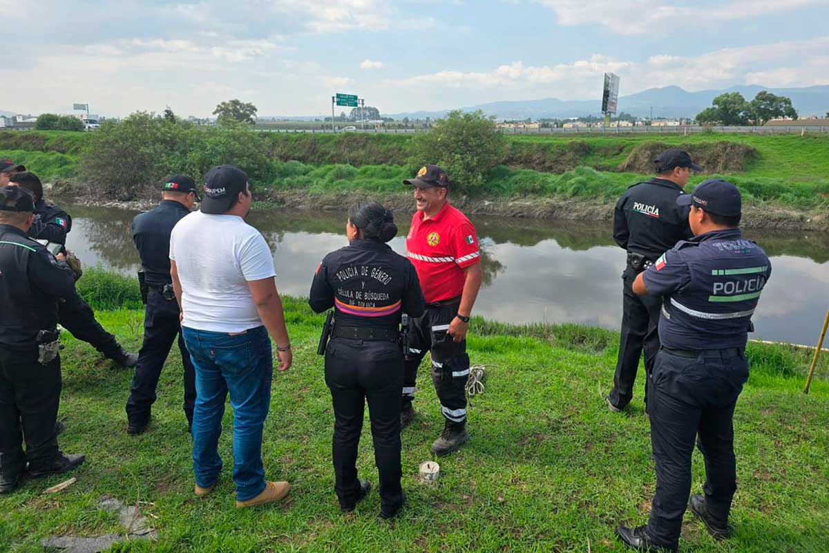 Hallan sin vida a Juan Guadalupe Guadarram en el cauce del río Lerma.