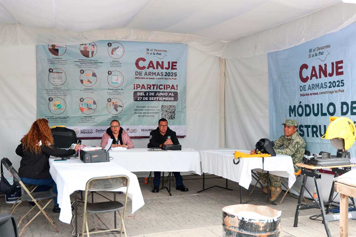 Huixquilucan invita al Canje de Armas 2025.