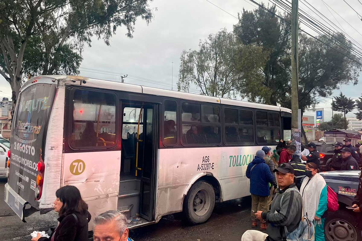 Refuerza Toluca operativos de seguridad para proteger a pasajeros y peatones