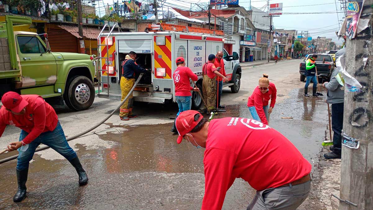 San Mateo Atenco enfrenta lluvias históricas y activa protocolos de emergencia