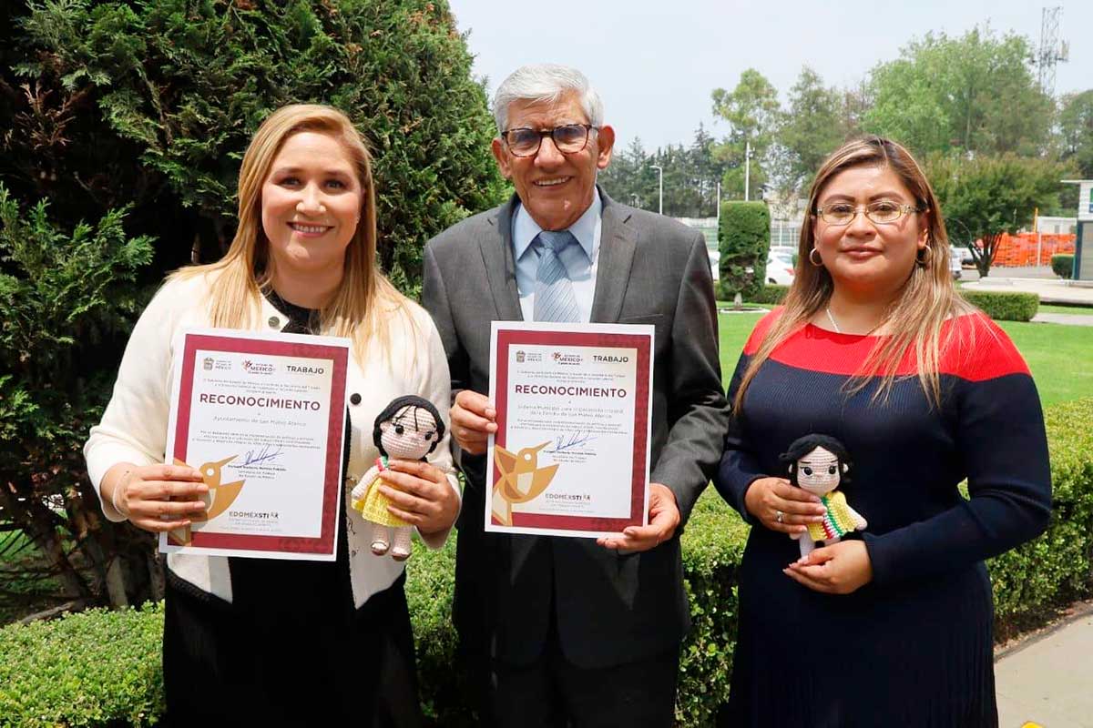 San Mateo Atenco Recibe por cuarto año distintivo por su lucha contra el trabajo infantil.