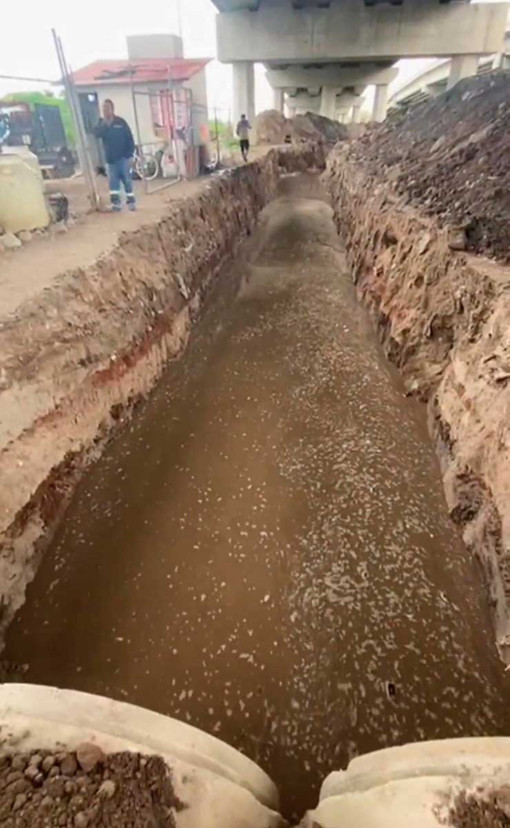 Obras de infraestructura hidráulica.