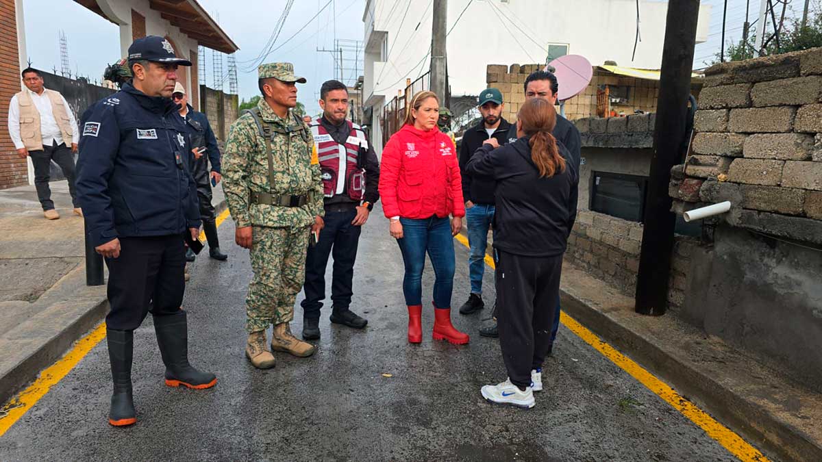 Gobierno de San Mateo Atenco responde con unidad ante afectaciones por lluvias.