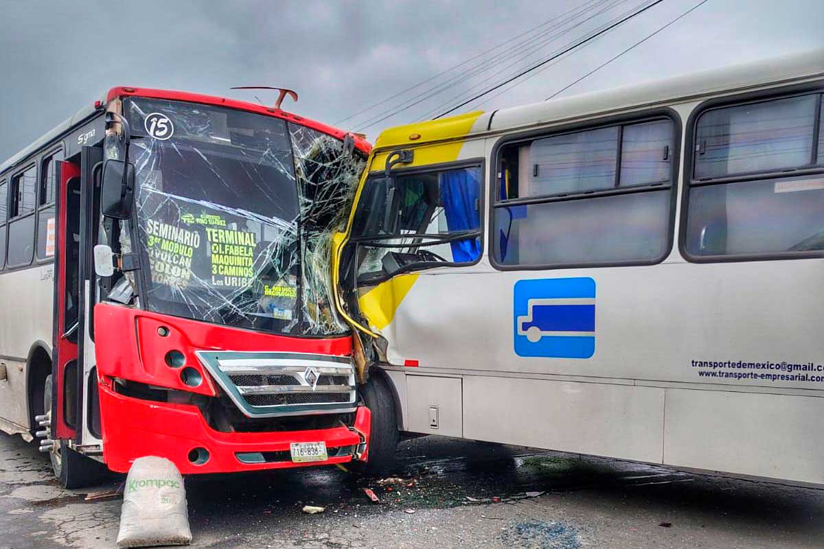 Toluca refuerza operativos de transporte público tras accidentes graves