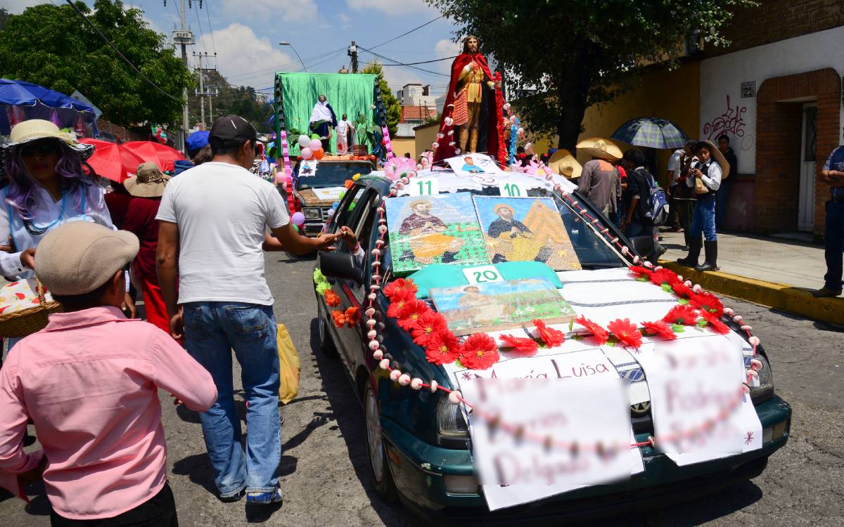 cierre d ecalles en metepec por fiesta en oglesia
