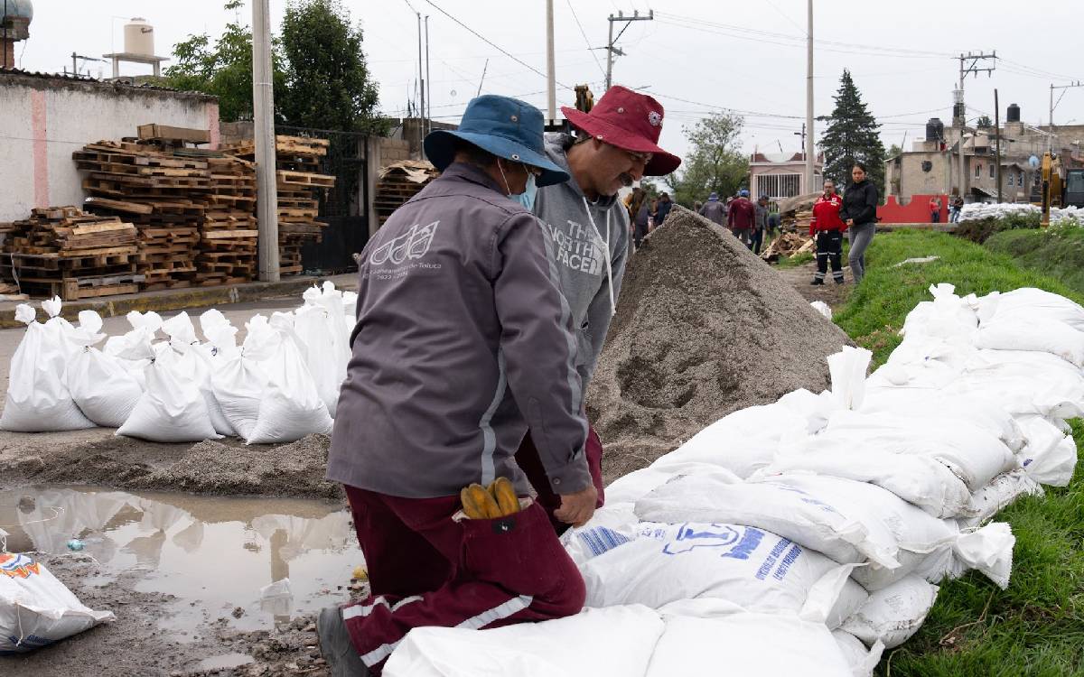 Ricardo Moreno crea un plan para temporada de lluvias en Toluca