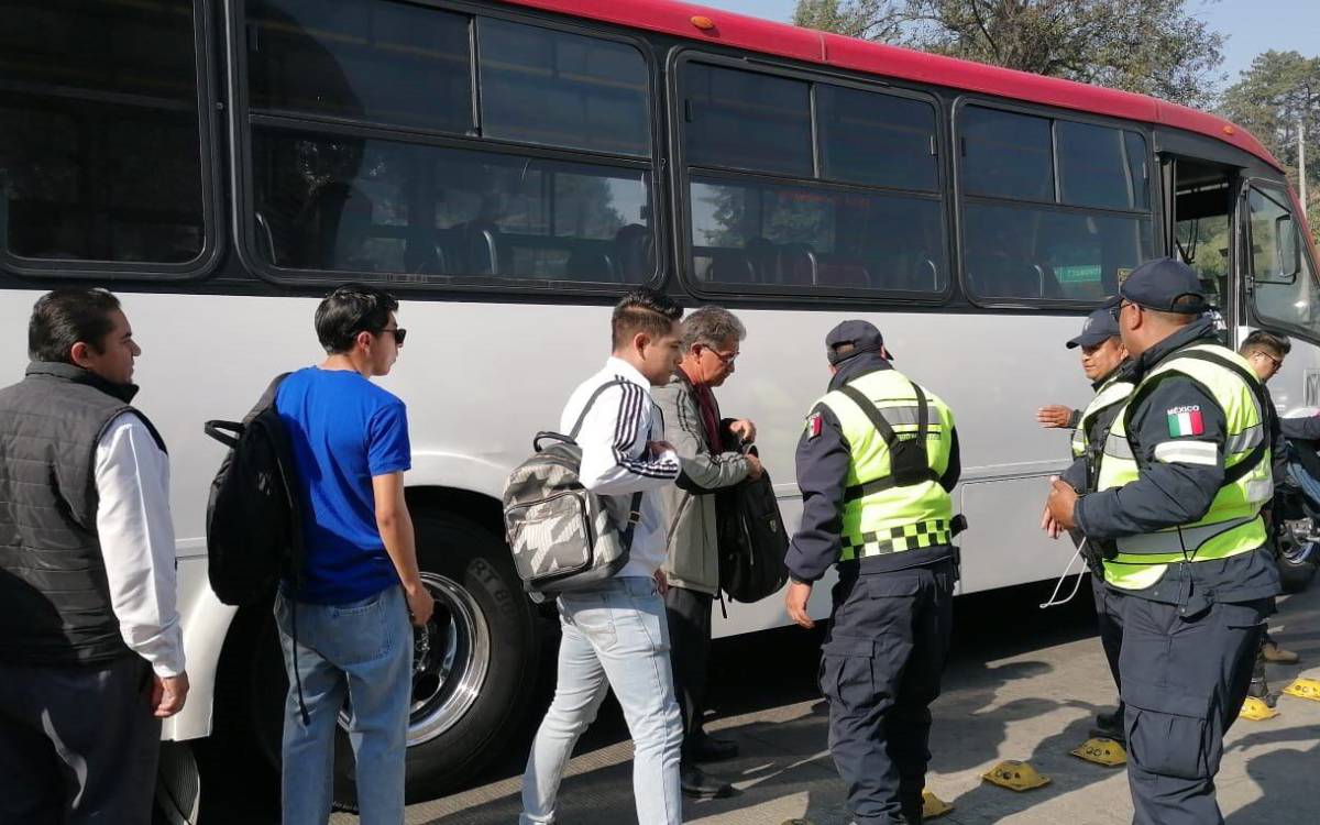 Toluca inicia operativos sorpresas en el transporte público