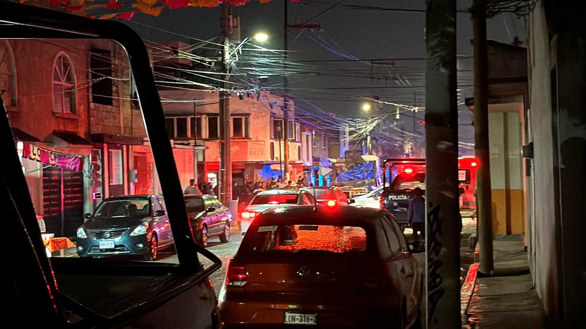 Discución vial termina en balacer en San Lorenzo Tepaltitlán de Toluca.