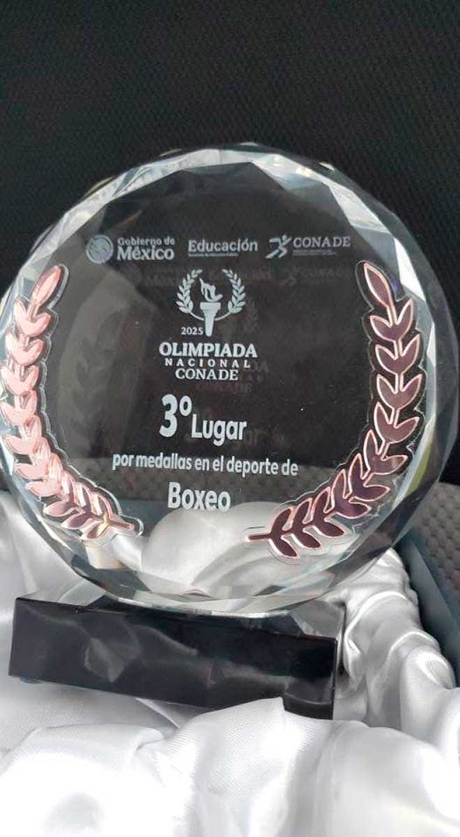 Boxeadores mexiquenses ganan medallas en la Olimpiada Nacional 2025.