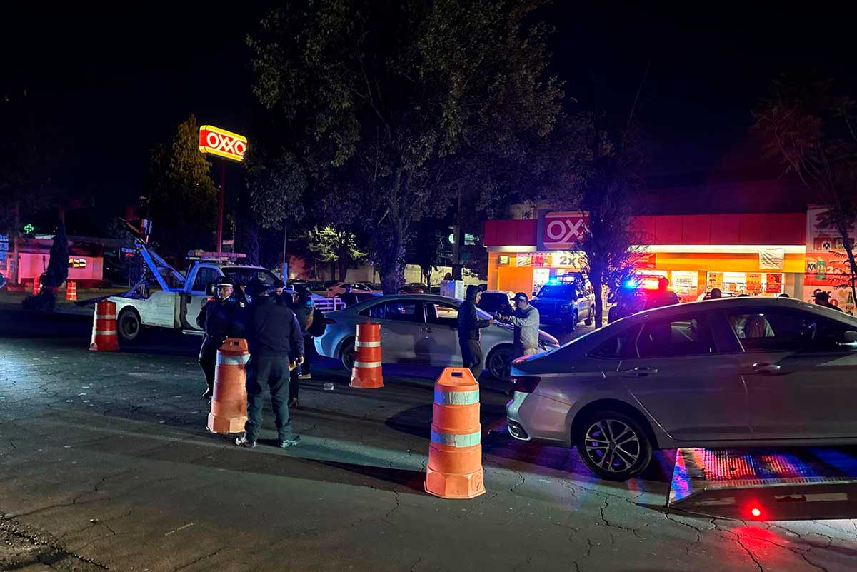 Operativos "Conduce sin alcohol" en Toluca sanciona a 36 conductores.