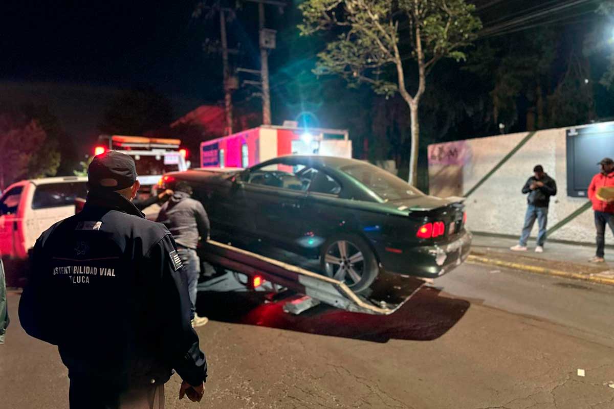 Detienen a 36 personas por conducir alcoholizadas en Toluca durante operativo del fin de semana