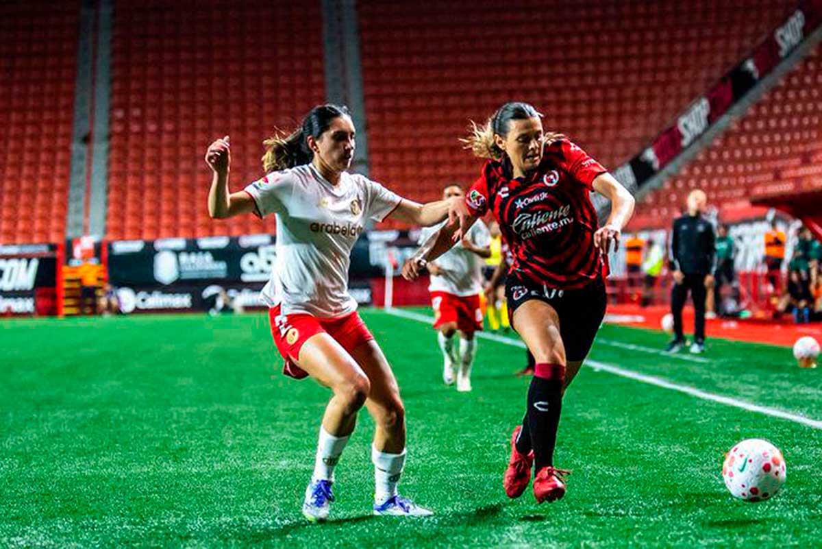 Le Sommer brilla con doblete y Diablas vencen 1-3 a Xolas en la Liga MX Femenil