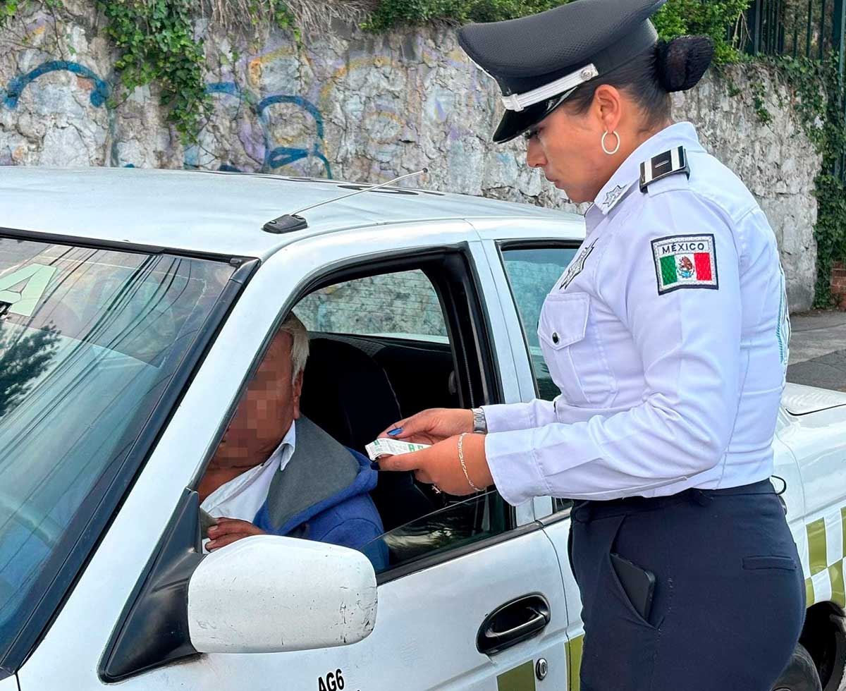 El gobierno de Toluca brinda seguridad a los ciudadanos con el operativo Pasajero Seguro.