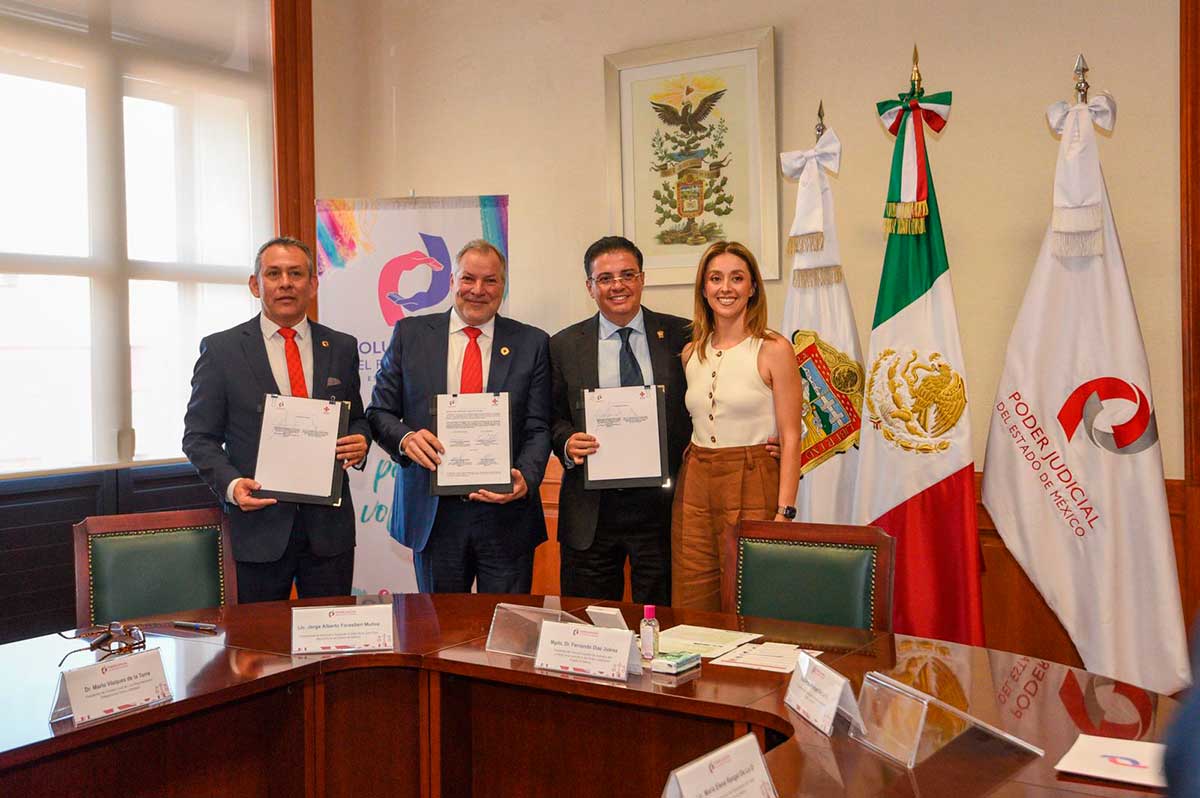 Poder Judicial y Cruz Roja se unen para brindar atención médica a migrantes en el Estado de México