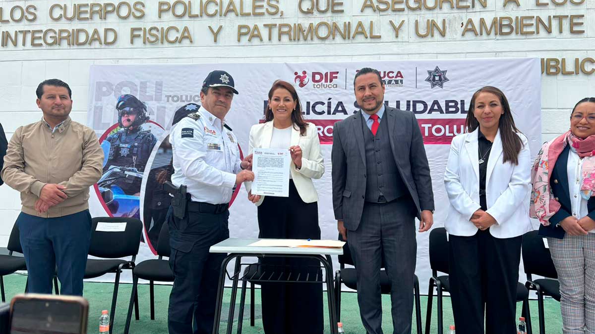 Toluca lanza programa "Policía Saludable".