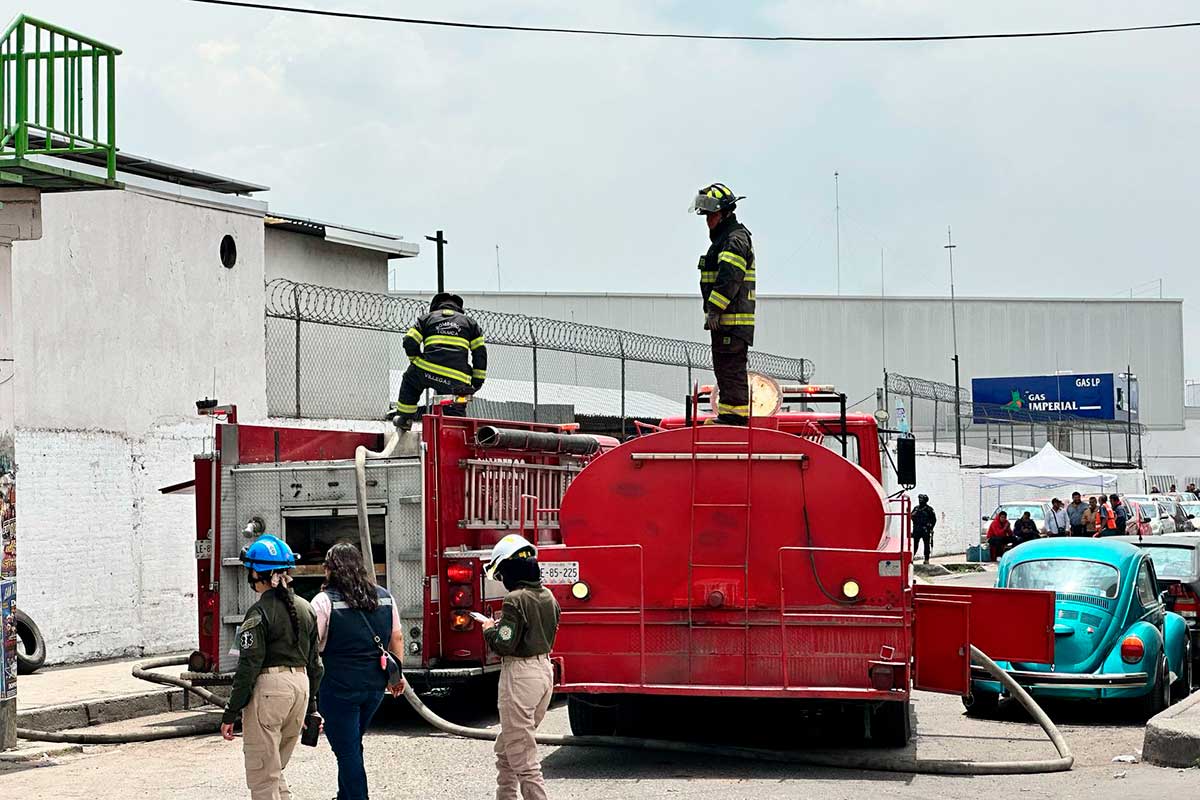 Realizan simulacro por emergencia química en Toluca: evalúan tiempos de respuesta