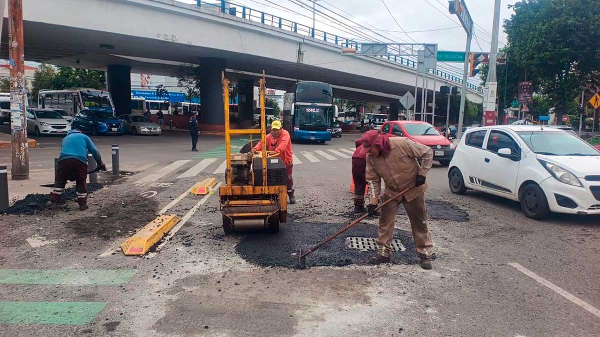 Refuerza Toluca recuperación de calles: más de 13 mil baches atendidos en seis meses