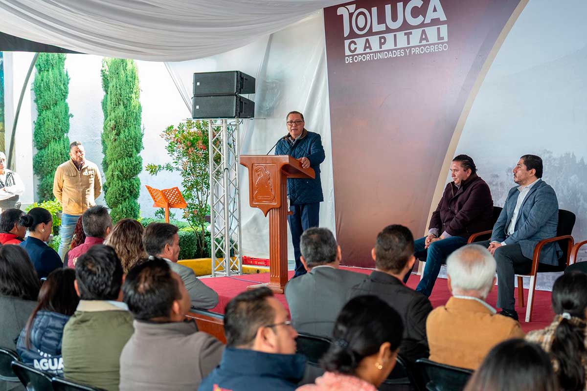 Toluca anuncia infraestructura hídrica-