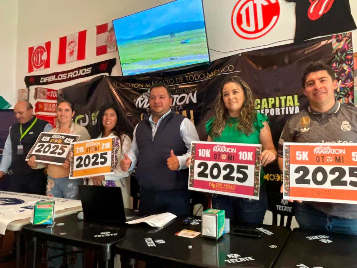 Temoaya Lanza su Primer Maratón: El Reto Ruta Otomí 2025