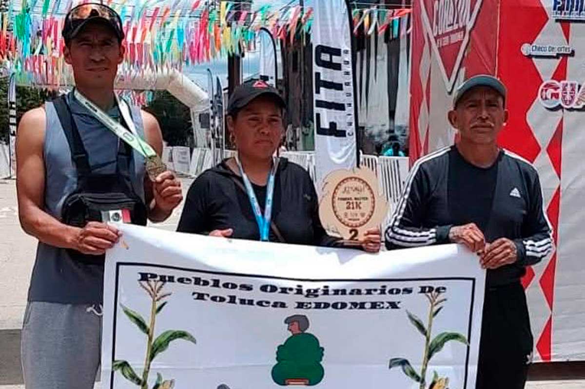 Toluca logra dos medallas en el Ultramaratón de los Cañones.