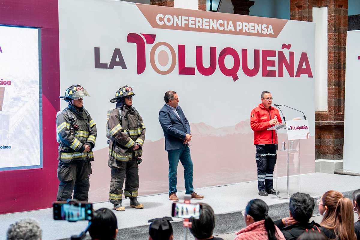 El gobierno de Toluca invita a participar de la Carrera con Causa Préndete para ayudar al cuerpo de bomberos.