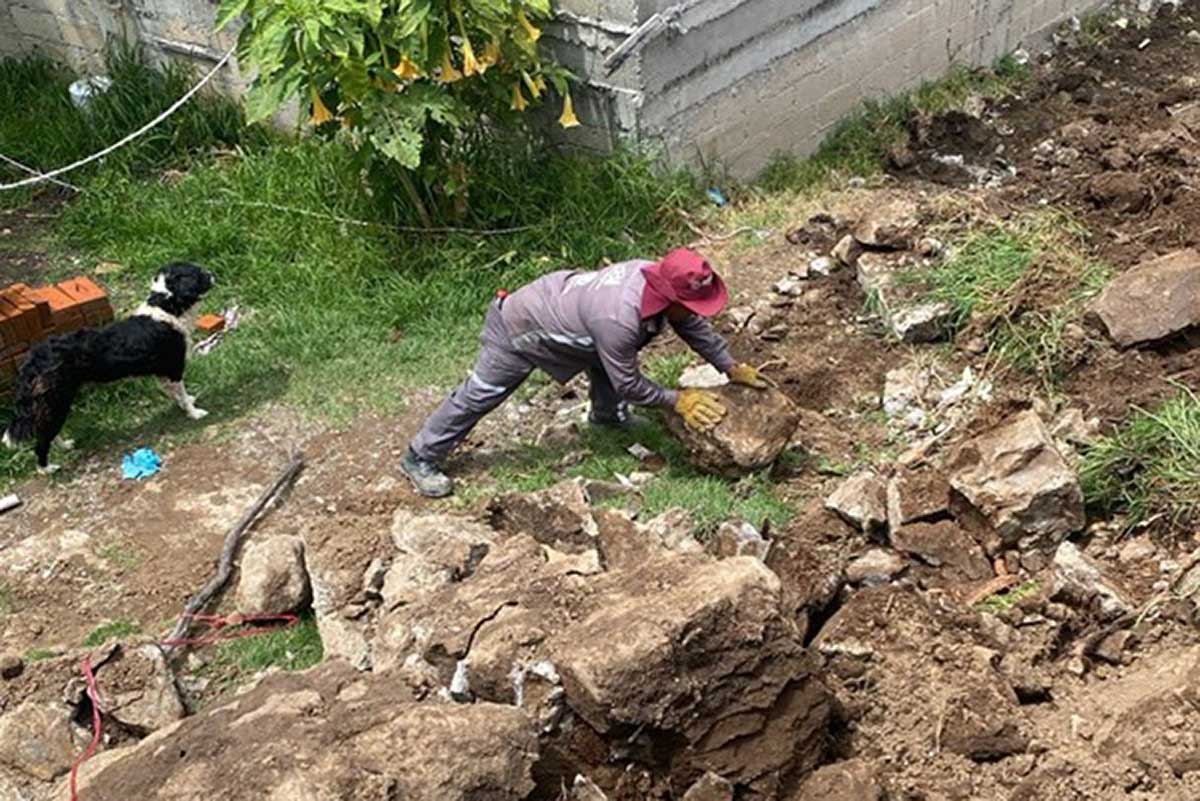 Gobierno de Toluca atiende desgajamiento.