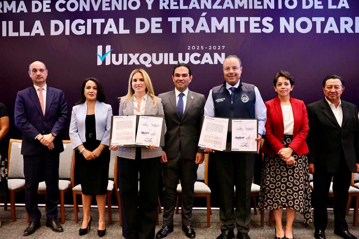 Huixquilucan Refuerza su Innovación con la Ventanilla Digital de Trámites Notariales