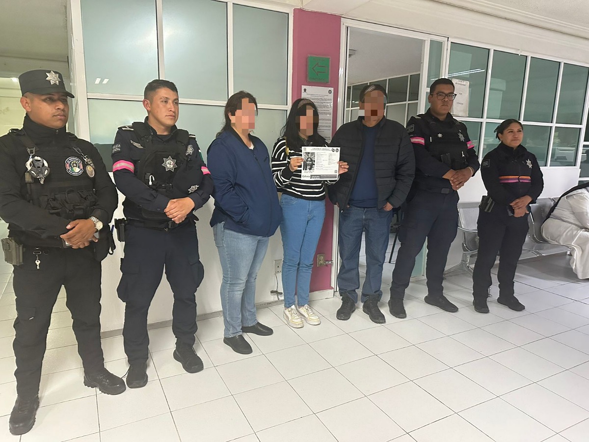 Localizan en Toluca a menor reportada con ficha Amber en menos de 24 horas