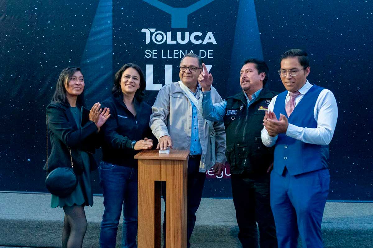 ¡Más seguridad e iluminación para el norte de Toluca! Ricardo Moreno cumple con 750 nuevas luminarias