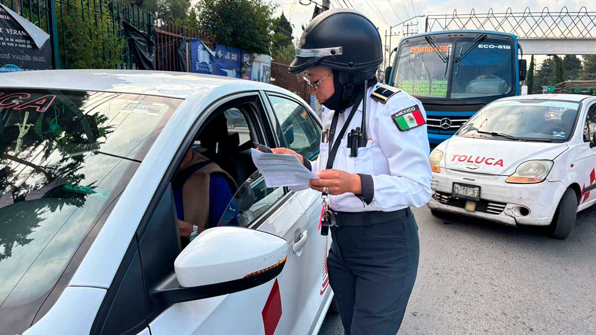 Operativo "Conduce sinalcohol# en Toluca.