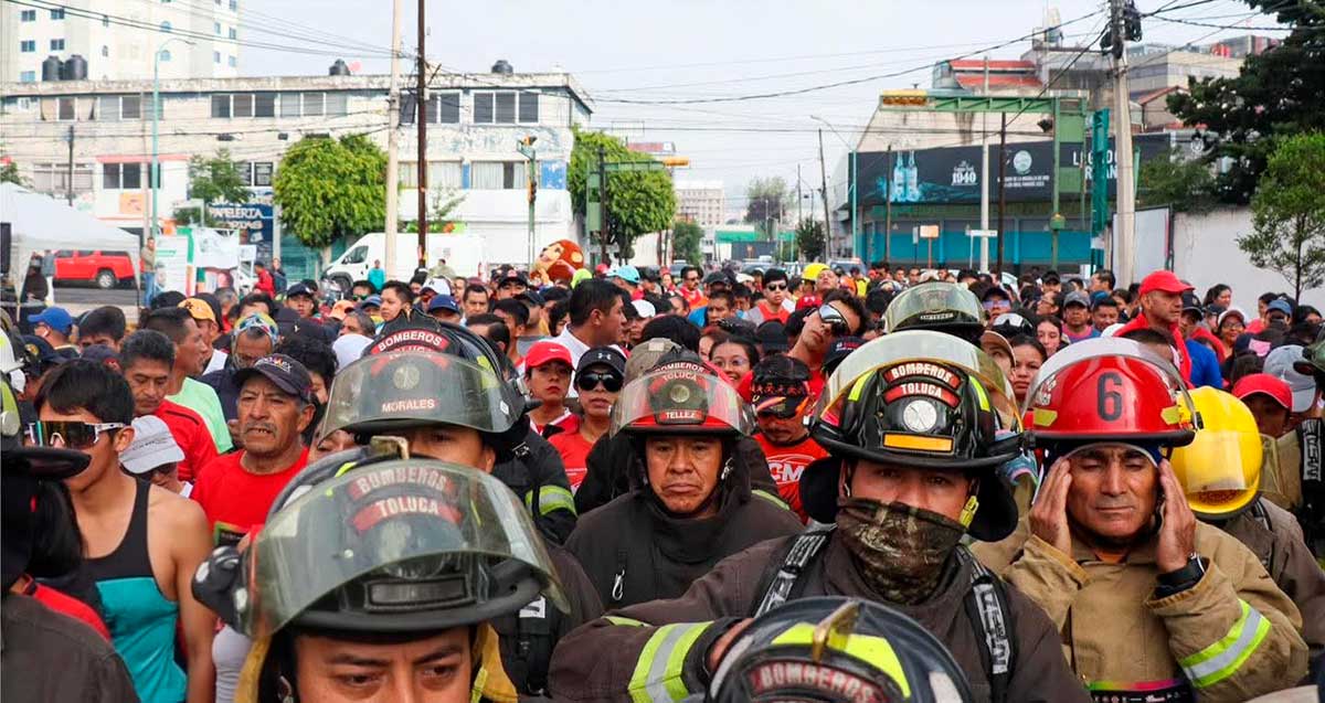 Bomberos de Toluca.