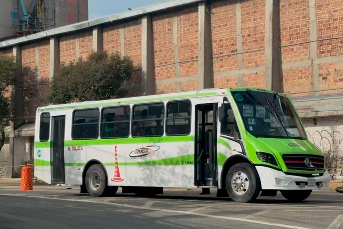 Unidad de transporte público del Edoméx.