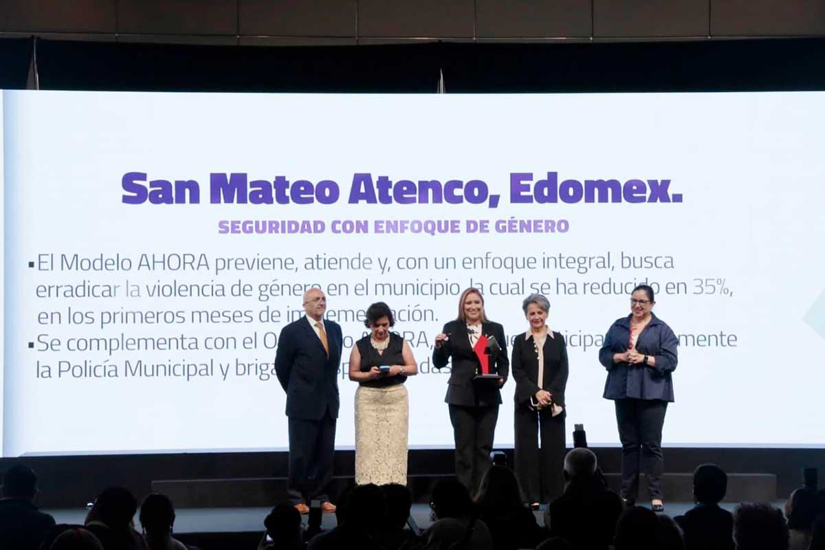 Municipio mexiquense recibe reconocimiento.