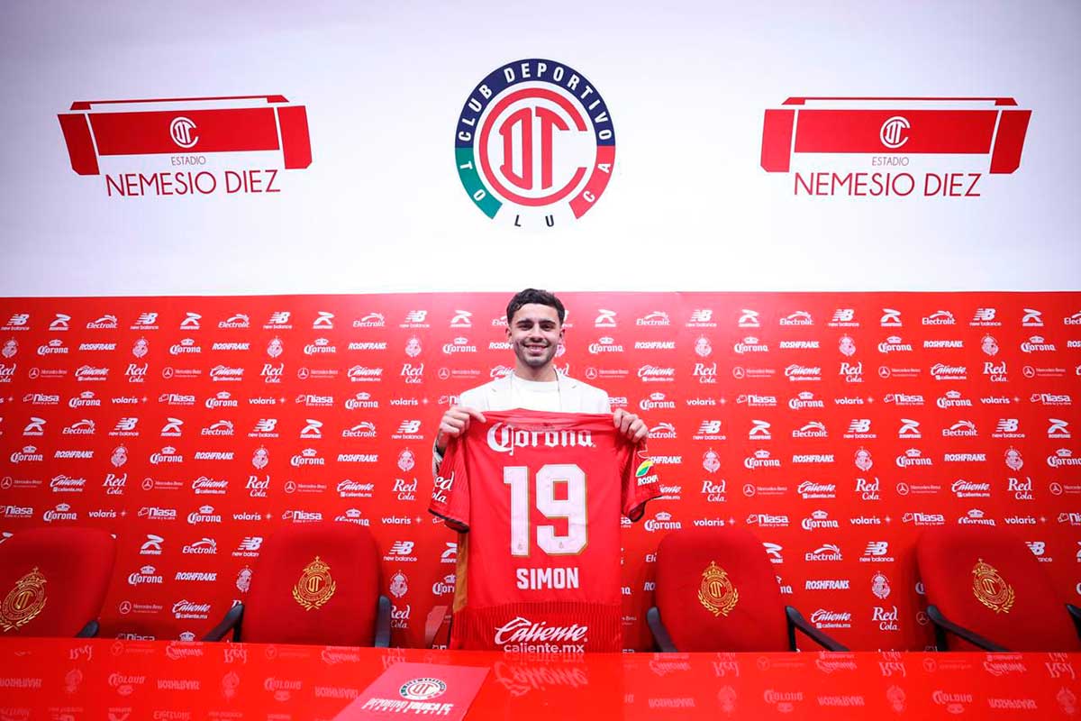 Santiago Simón, nuevo refuerzo argentino del Toluca