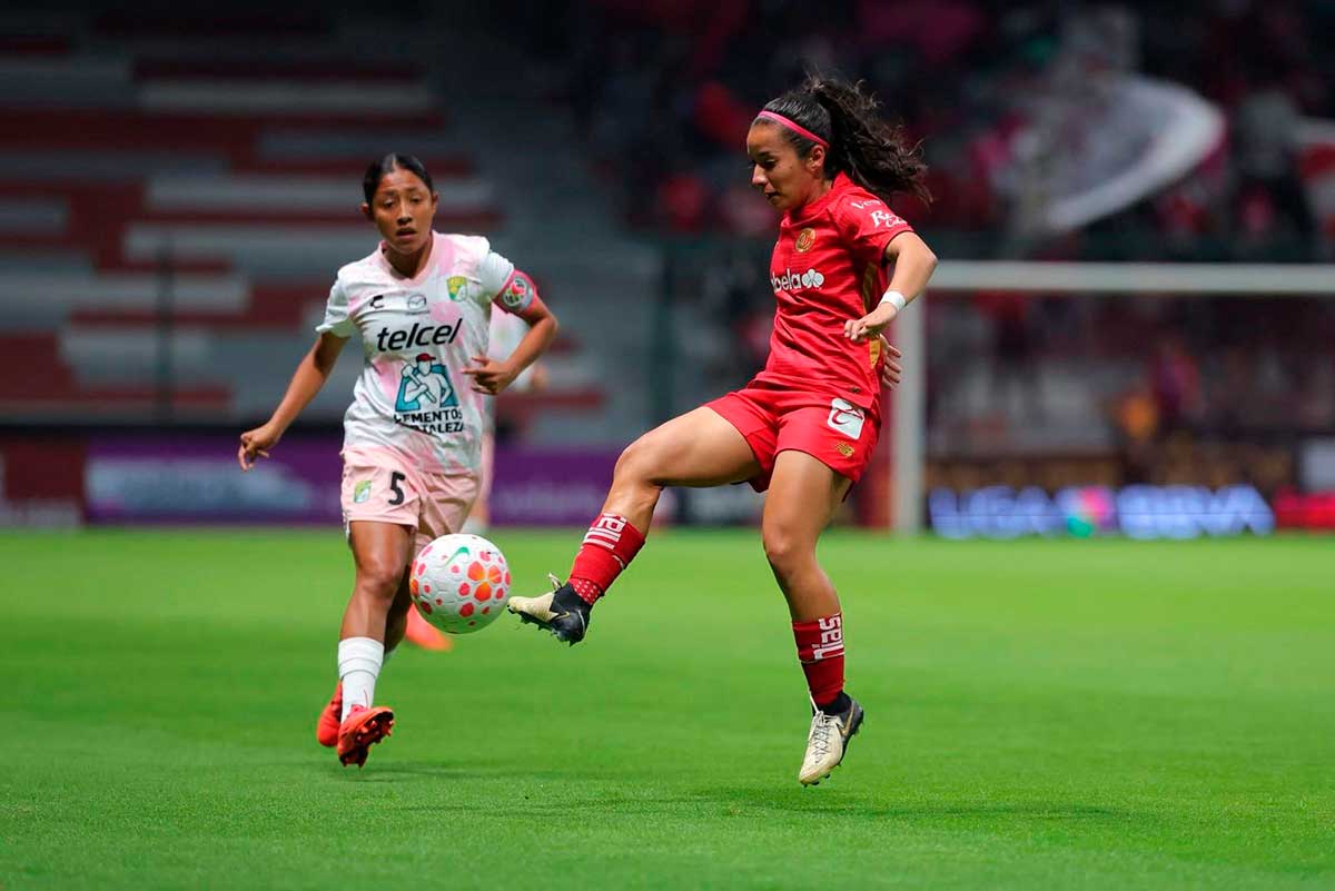 Toluca Femenil vence a León en partido de la Liga MX.