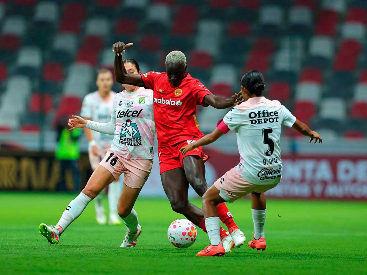 Toluca Femenil vence a León en partido de la Liga MX.