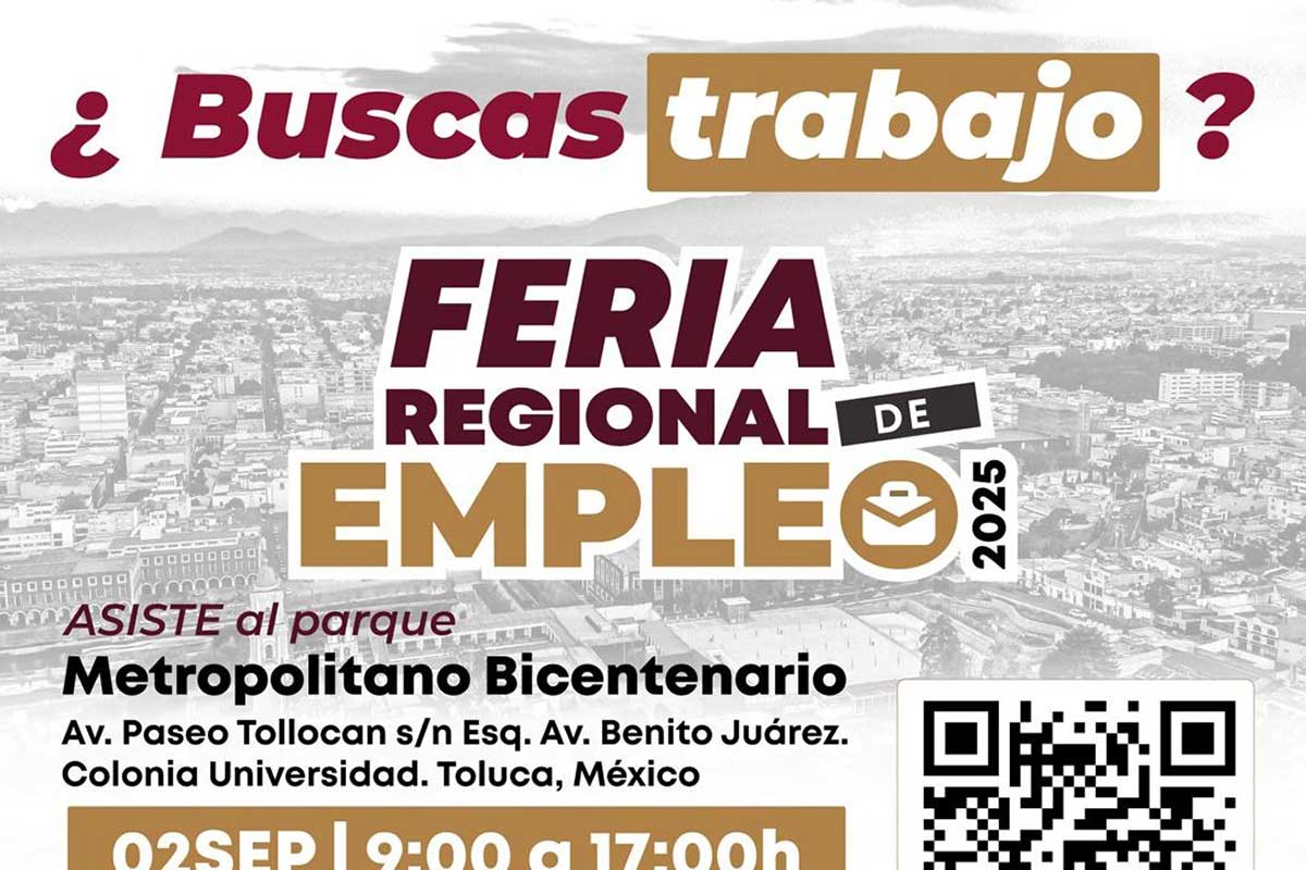 ¿Buscas trabajo? Llega la 2ª Feria Regional de Empleo 2025 al Parque Metropolitano Bicentenario