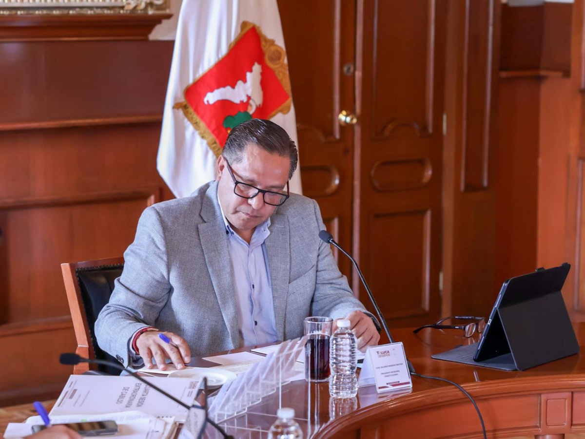 Cabildo de Toluca aprueba por unanimidad licencia temporal al alcalde Ricardo Moreno