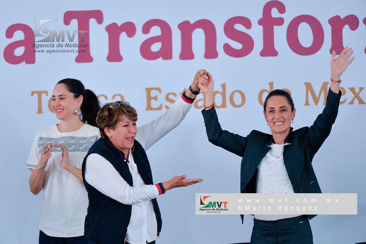 Claudia Sheinbaum garantiza apoyo federal al Estado de México durante su gobierno
