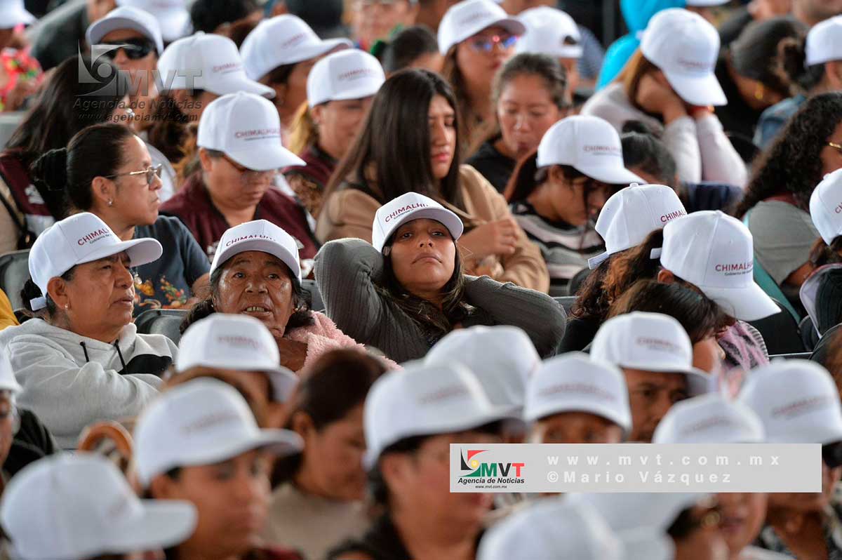 Evento político de la presidencia de México e el Edomex.