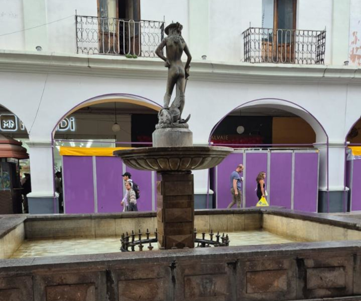 Gobierno de Toluca inicia restauración de la escultura del David