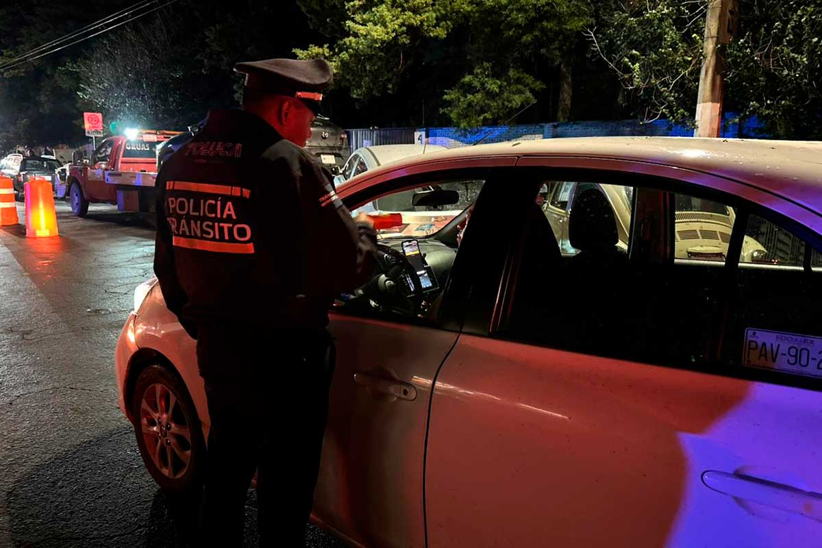 Gobierno de Toluca intensifica operativos Conduce sin Alcohol: 52 remitidos al juez cívico