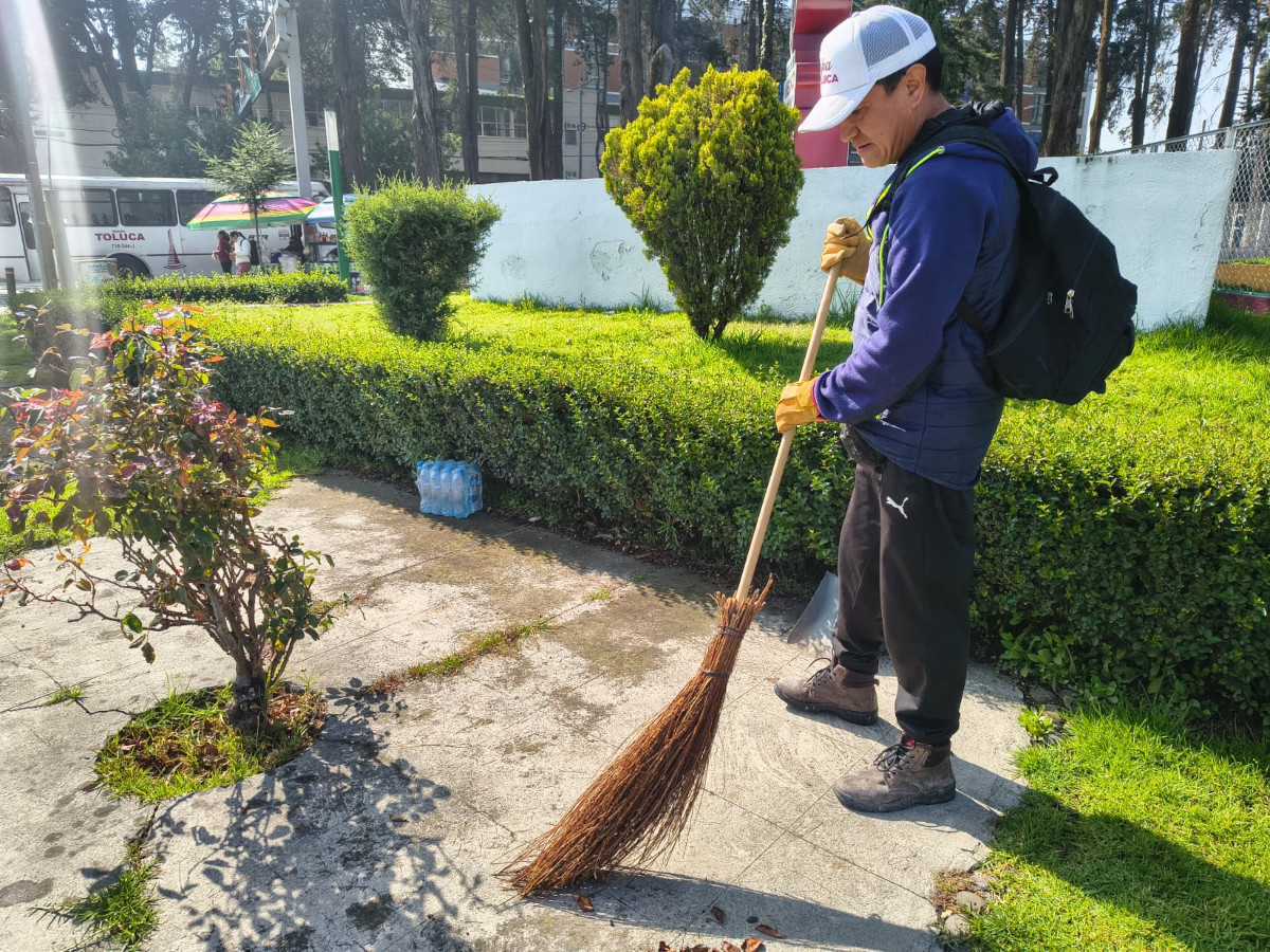 Gobierno de Toluca llama a cuidar parques y jardines: “Mantenerlos limpios es tarea de todos”