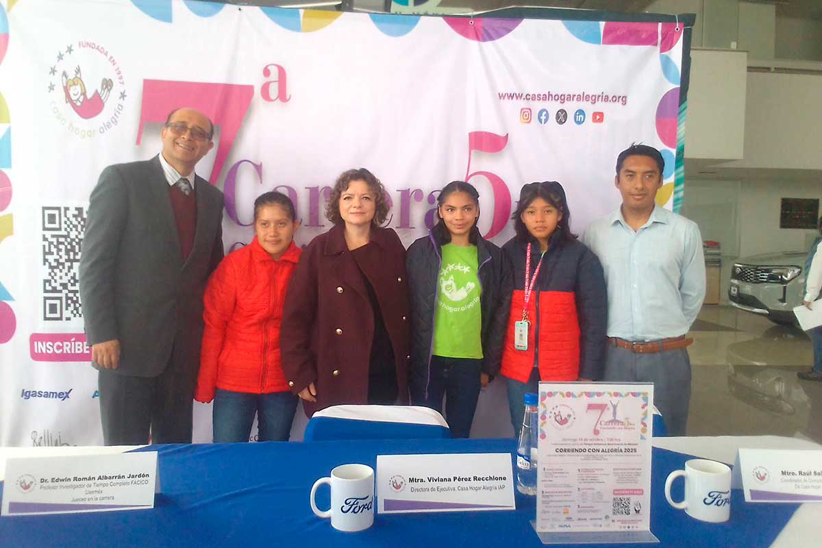 Realizarán séptima carrera “Corriendo con Alegría” en apoyo a Casa Hogar Alegría