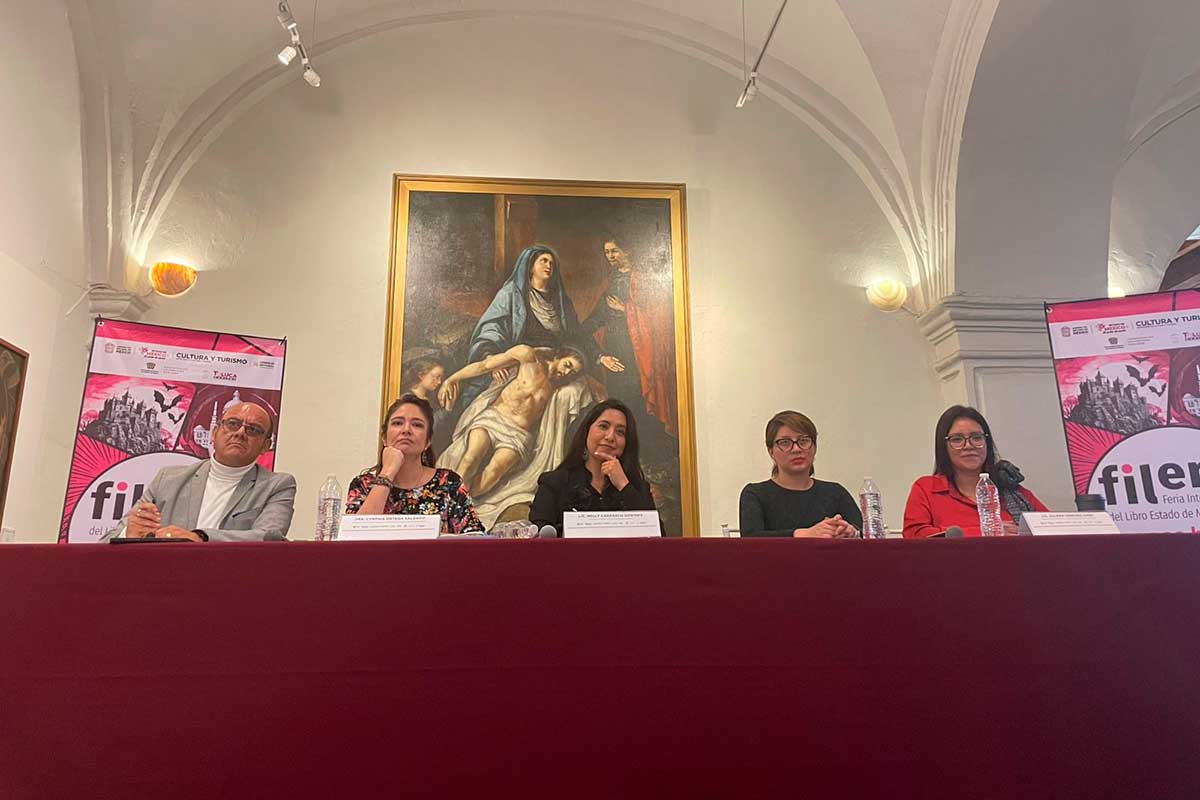Presentación de la Feria Internacional del Libro Estado de México 2025.
