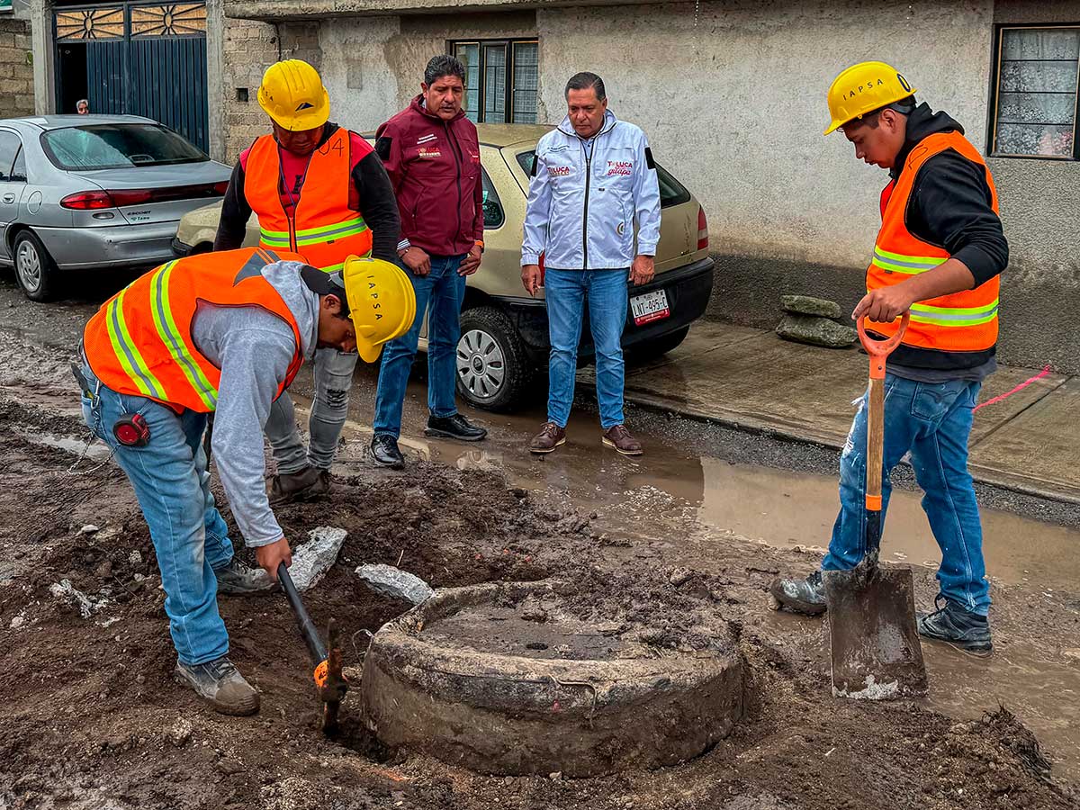 Ricardo Moreno supervisa obras estratégicas para mejorar agua, seguridad y vialidades en Toluca