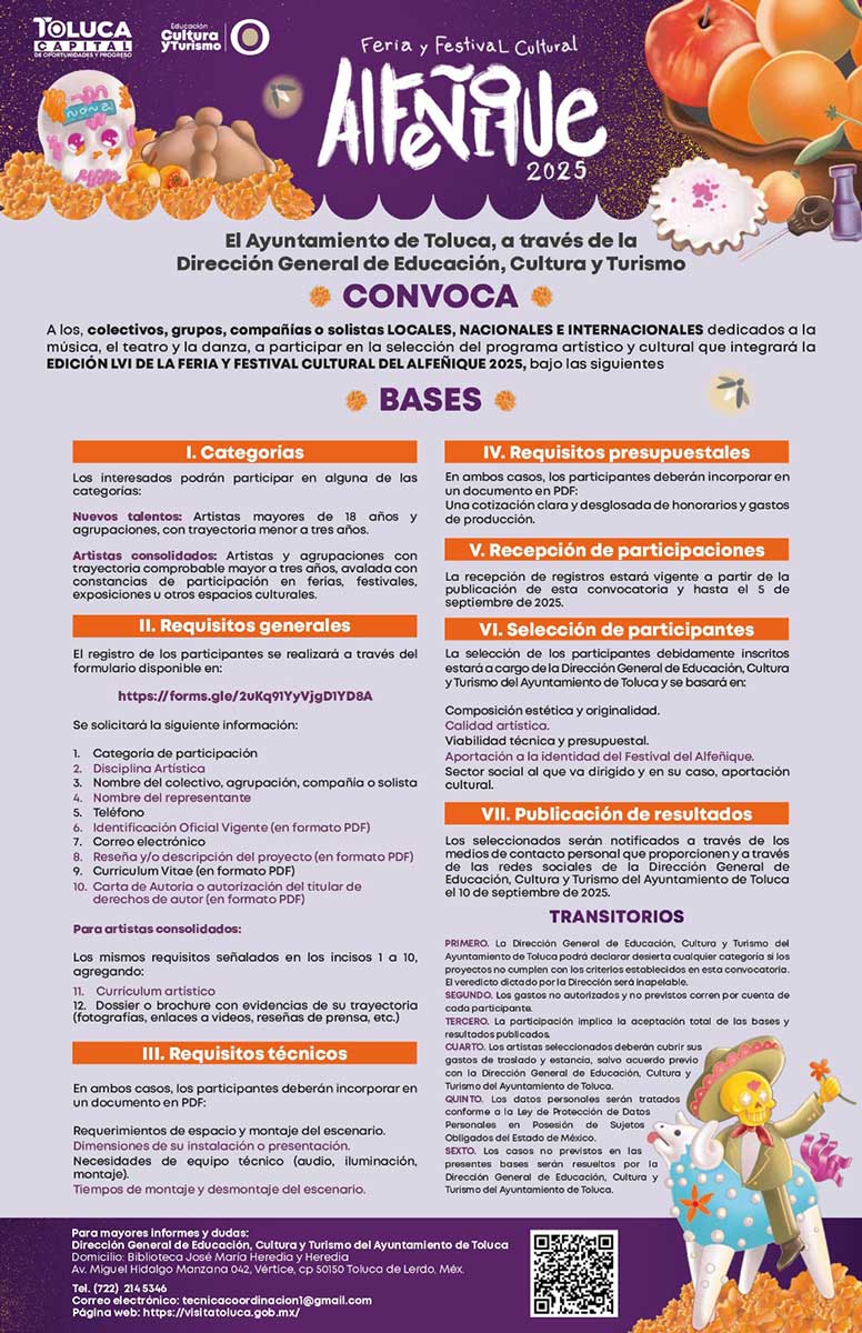 Conviocatoria del Ayuntamiento de Toluca.