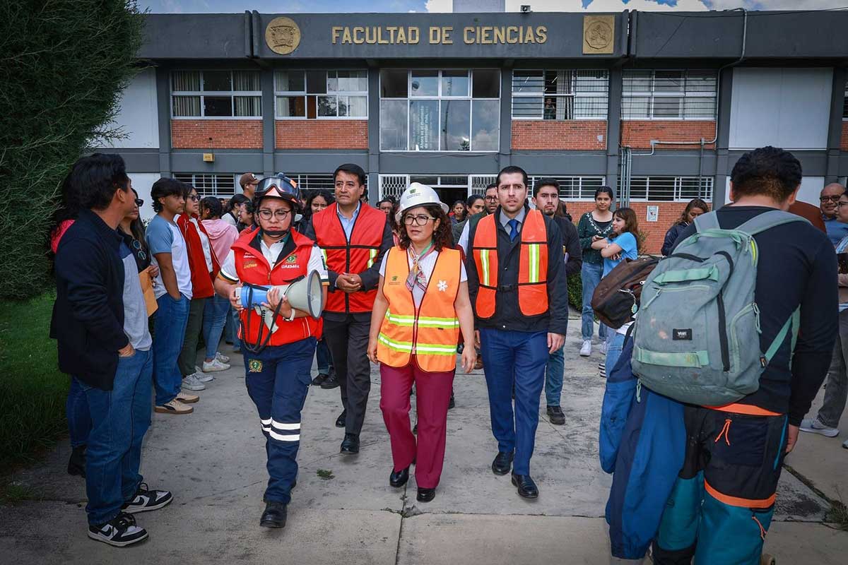 UAEMéx participa en el Segundo Simulacro Nacional 2025 con más de 100 mil universitarios