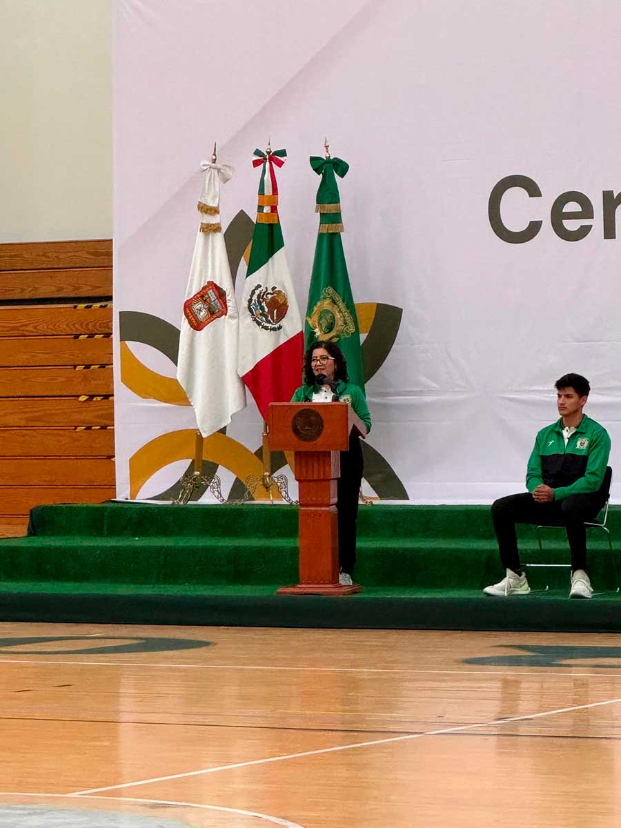 Atletas y autoridades de la UAEMéx abanderan las Competencias de los Juegos Nacionales ANUIES 2025.